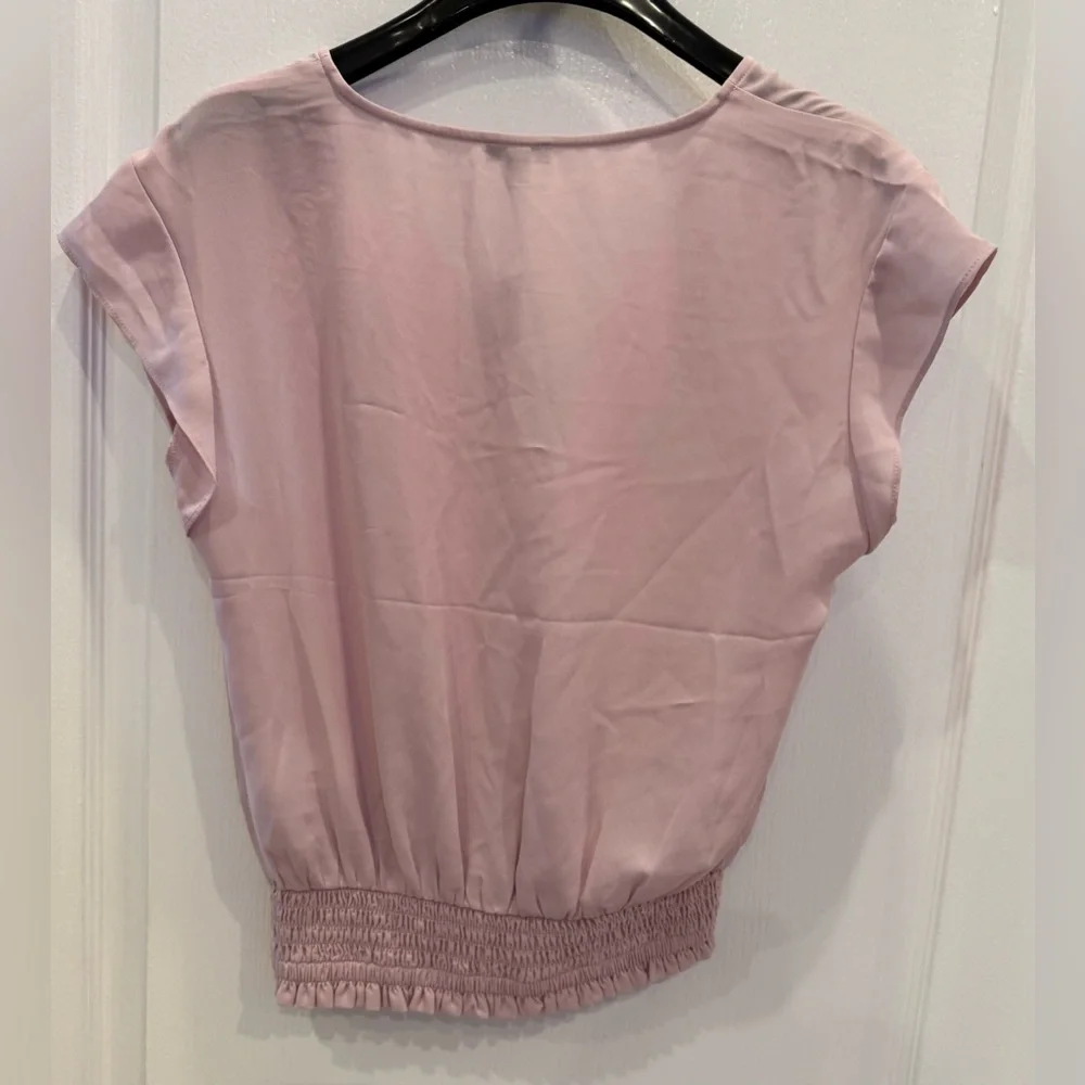 Express Pink Sleeveless V- Neck Size :S 100% Polyester Blouse . New with tags - Picture 7 of 8
